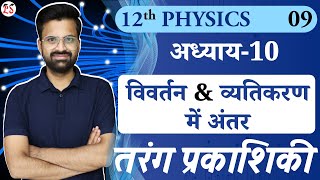 L9 विवर्तन amp व्यतिकरण में अंतर  अध्याय10 तरंगप्रकाशिकी  Wave Optics  12th Physics [upl. by Huei338]