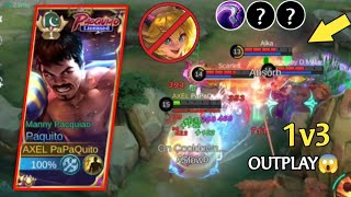 PAQUITO 1V3 OUTPLAY WITH THIS COMBO  TOP GLOBAL PAQUITO GAMEPLAY IN SOLO RANK  MLBB [upl. by Rubio]