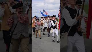 Sudbury Ancient Fyfe and Drum Companie history americanrevolution parade [upl. by Aizahs84]