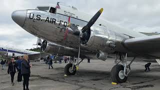 5 C47 at Reykjavik airport in Iceland today [upl. by Winograd]