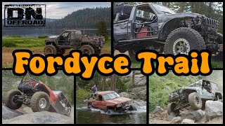 Fordyce Trail Rock Crawling Adventure to California Hardest Offroad Trail pt1 [upl. by Enneite]