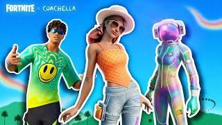 All Fortnite x Coachella Cosmetics🎆 [upl. by Lopes]