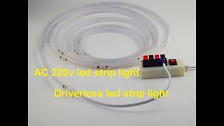 220V Led strip lights Driverless led strip lights [upl. by Weylin]