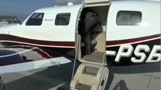 Piper Meridian G1000 demo flight [upl. by Dena695]