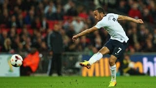 Andros Townsend goal England vs Montenegro 41 World Cup qualifier [upl. by Enelez]