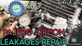 pajero car aircon evaporator leakages repair ✅✅✅ [upl. by Lawrence629]