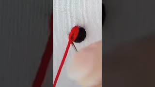 Ladybird Hand Embroidery Design [upl. by Neilson]