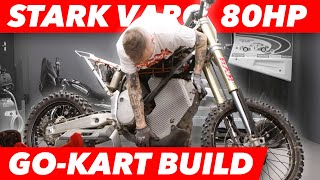 Swapping a STARK VARG 80 HP into a Go Kart [upl. by Martinelli444]