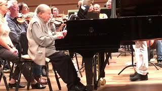 Menahem Pressler rehearsing Beethoven Piano Concerto No 1 in Bergen 2017 [upl. by Garber]