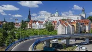 DRIVING AROUND SZCZECIN CITY STETTIN TRAVEL AND FOOD TV [upl. by Grayson]