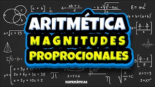 MAGNITUDES DIRECTA E INVERSAMENTE PROPORCIONALES [upl. by Heim]