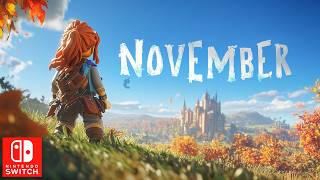 10 NEW Nintendo Switch Games Coming NOVEMBER 2024 [upl. by Brittney]