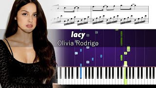 Olivia Rodrigo  lacy  Piano Tutorial with Sheet Music [upl. by Feodore]