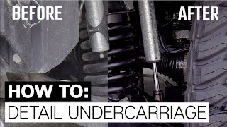 How To Detail A Dirty Undercarriage  Chemical Guys [upl. by Onairda851]