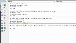 Using winsock as a server in VB6 [upl. by Buckden]