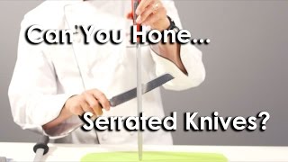 Quick Tip 4  How to Hone a Serrated Knife [upl. by Ecinad965]