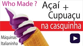 MÁQUINA DE SORVETES DE AÇAÍ  WhatsApp 48 996938114 [upl. by Marron]