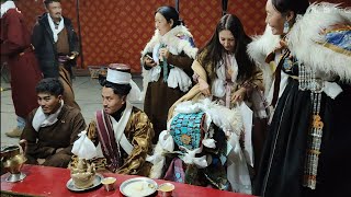 Traditional Ladakhi wedding Tsewang Gurmet weds Tsewang Dolker [upl. by Ecikram207]