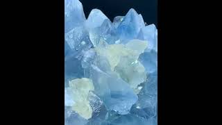 Blue CelestineCrystals  CelestineSpecimen  FineMineral  MineralsParadise [upl. by Sura604]