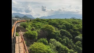 El Chepe Barrancas del Cobre Chihuahua Drone  Mexico [upl. by Yroger610]