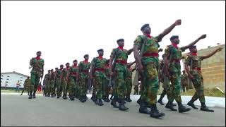 GHANA ARMY DRILL COMPETITION PART 1 [upl. by Wyler347]