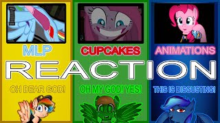 DONT GET TURNED INTO CUPCAKES  MNF Reacts To quotMLP CUPCAKES ANIMATIONSquot  Ft Wulfric amp Wyatt [upl. by Suiratnauq640]