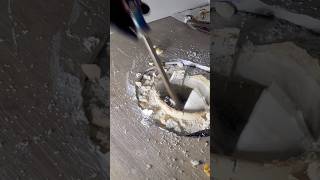 Flange Man plumbing repair rubberbandman flange drain [upl. by Ashlin]