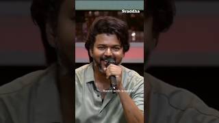 Thalapathy own voice ❤️ song thalapathyvijay trisha viralvideo tranding shorts [upl. by Weig]