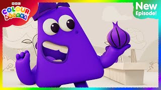 Meet Purple  FULL EPISODE  S1 E12  Learn Colours  Kids Cartoons  Colourblocks [upl. by Neeleuqcaj]