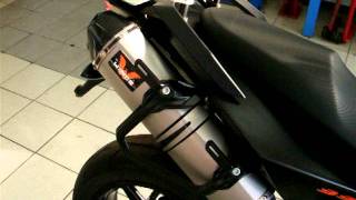 KTM 990 SMT Wings exhaust [upl. by Nomma]