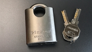 383 Master Lock Dimple Padlock Model 550EURD Picked [upl. by Conall]