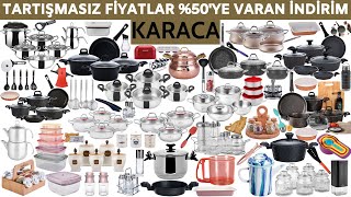 KARACA İNDİRİM  TARTIŞMASIZ FİYATLAR PYE VARAN  KARACA HOME  Karaca KampanyalarıÇeyiz Listesi [upl. by Lleksah]