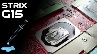 Strix G15 Repaste 10870H 2060 115w [upl. by Woodrow496]