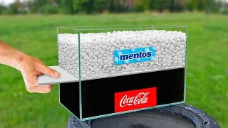 Experiment Coca Cola and Mentos [upl. by Ginevra]