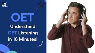 Understand OET Listening in JUST 16 Minutes [upl. by Schroer]