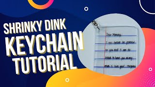 SHRINKY DINKS KEYCHAIN TUTORIAL shrinkydinks keychains [upl. by Ennovihc]