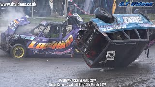 Paddywhack Banger Racing Weekend 2019  Nutts Corner  9 amp 1032019 [upl. by Ynatsyd825]