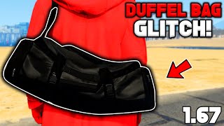 UPDATE How To Get The Jet Black Duffel Bag In Gta 5 Online 167 [upl. by Razaele498]