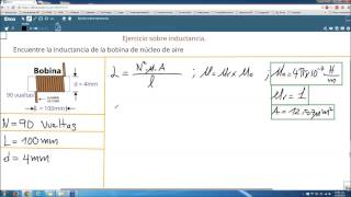 111 Ejercicio sobre inductancia [upl. by Douville]