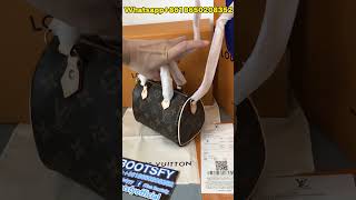 LV Speedy Bandouliere Monogram Nano Brown Review from BOOTSFY bag louisvuitton bags lv [upl. by Airamas]