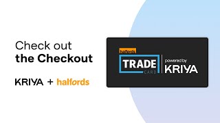 Halfords Trade Credit powered by Kriya in store [upl. by Liban]