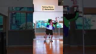 Baile Tutting 2024 Marian Style dance 🕺🎵 Bailando Libre  Freestyle Dancing tuttingdance short [upl. by Cammie]