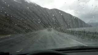 Waxed windshield in rain [upl. by Enehpets894]