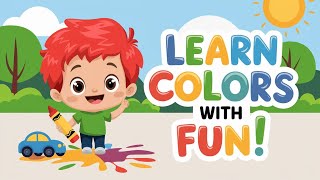 Colors for Kids to Learn with Fun  Cocomelon Colors Song 🔴🔵🟢🟡  Colors Song For Kids [upl. by Samtsirhc244]