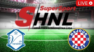 🔴 LIVE NK Varaždin vs HNK Hajduk Split Croatian Football League 202425 Live Match Updates [upl. by Oicanata156]