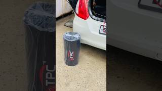 Bass tube in car bass tube installation in car bass tube inbuilt amplifier youtubeshorts shorts [upl. by Yenitirb764]