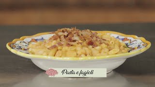 La ricetta della Pasta e fagioli  La Cucina delle Monache [upl. by Naesyar]