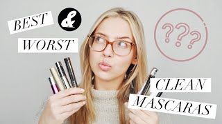 MY 5 BEST amp WORST CLEAN MASCARAS  THE GREEN BELLE [upl. by Suhcnip127]