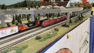 MODEL TRAINS Exporail Model Train Show 2023 Chasing Trains on Ottawa Valley N Trak Layout [upl. by Maleeny584]