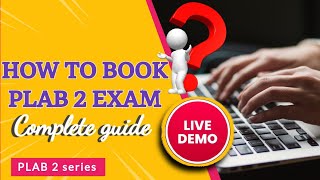 Plab 2 exam booking  Complete guide  with Live Demo [upl. by Aralomo]